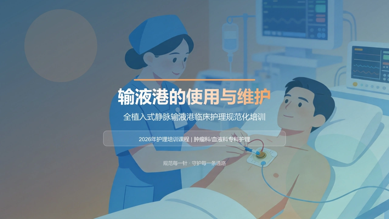(2026年)输液港的使用与维护PPT课件-医护课栈