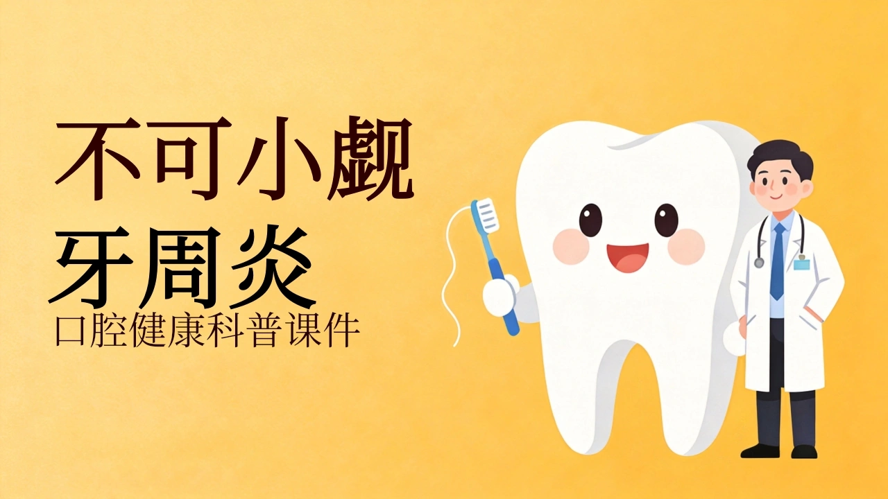 不可小觑牙周炎-医护课栈