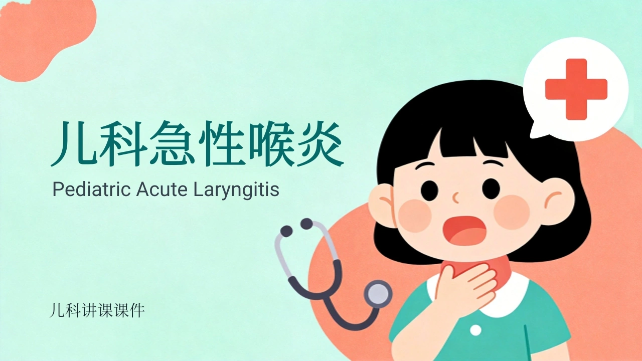儿科急性喉炎-医护课栈