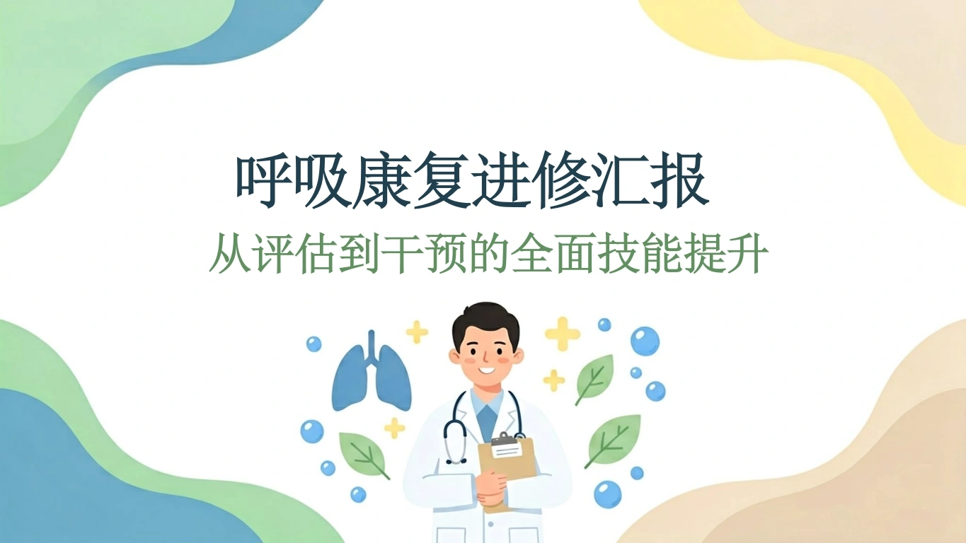 呼吸康复进修汇报ppt课件ppt-医护课栈