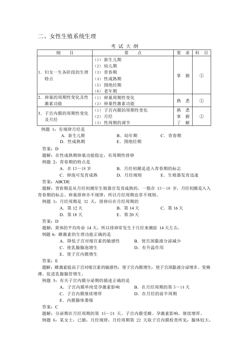 妇产科护理学复习重点归纳、试题及答案-医护课栈