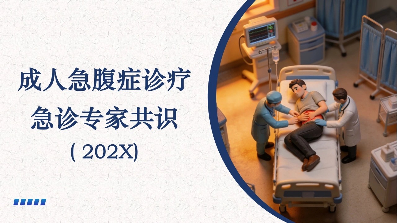 成人急腹症诊疗急诊专家共识(202X)-医护课栈
