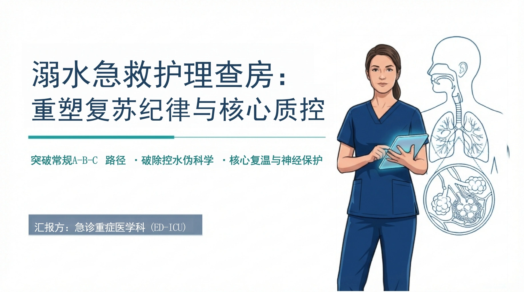 溺水急救护理查房-医护课栈
