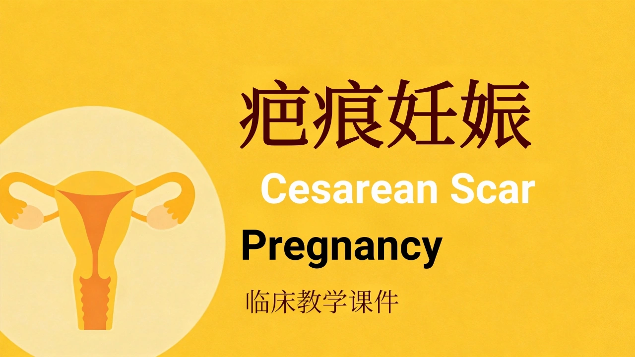 疤痕妊娠PPT课件
