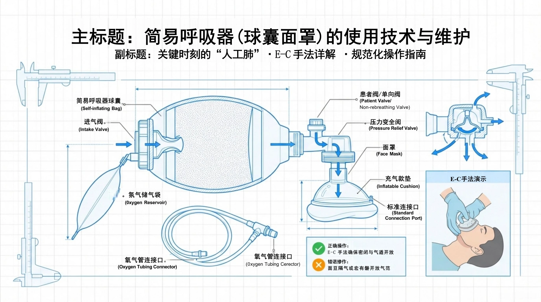 简易呼吸器的使用与维护-医护课栈