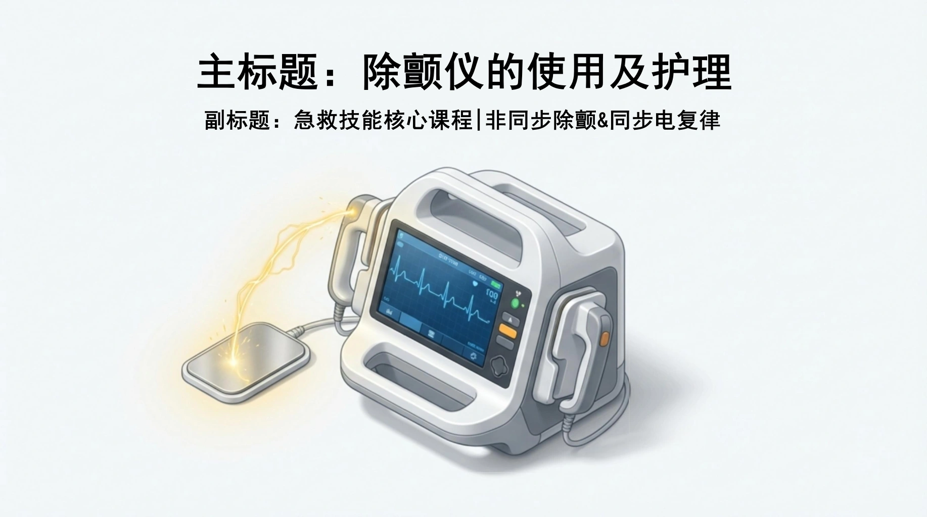 除颤仪的使用及护理