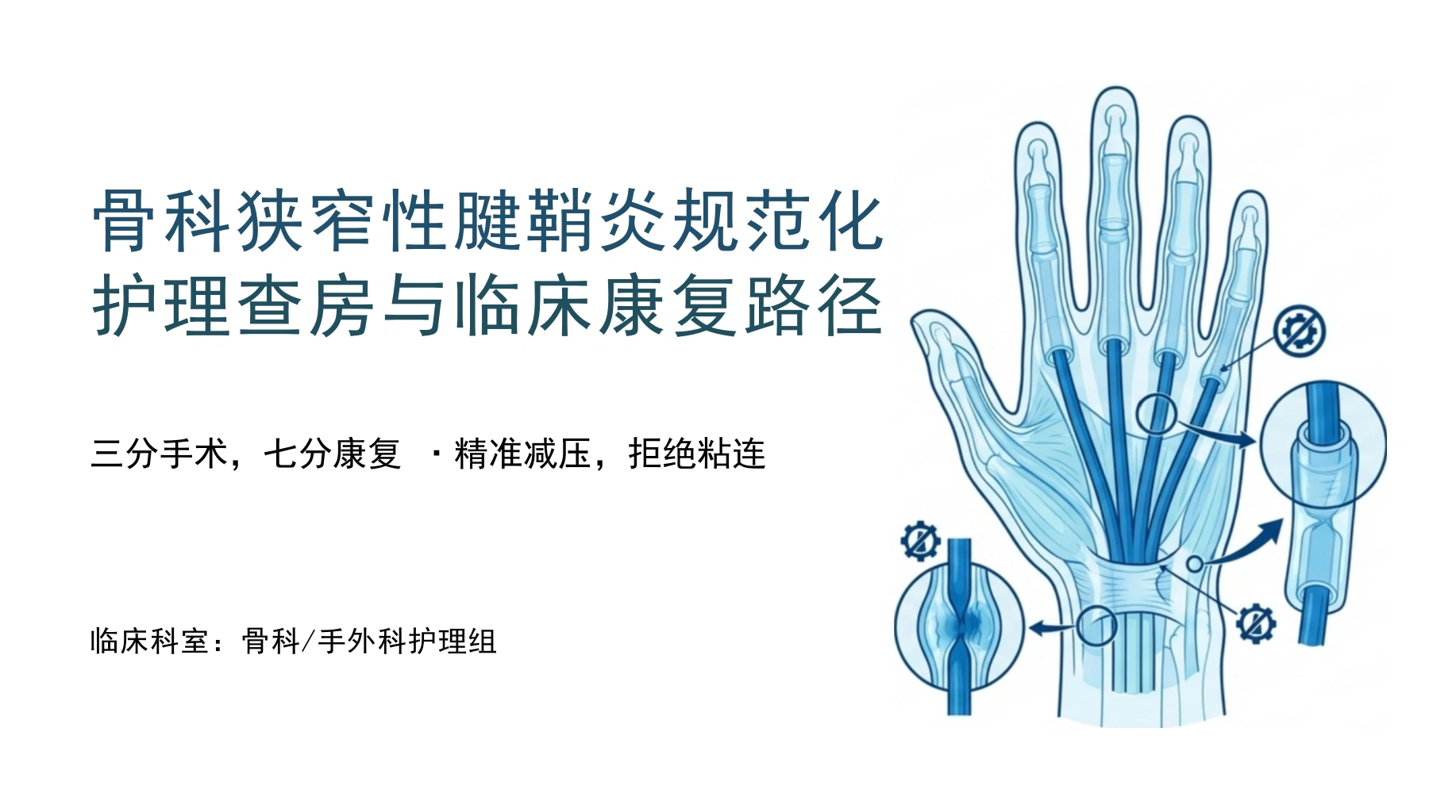 骨科狭窄性腱鞘炎护理查房-医护课栈